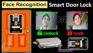 Door api, camera, face recognition api,. Esp32cam Face Recognition Door Lock System Esp32 Projects