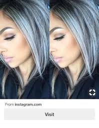 Your hair will usually be washed as part of the dyeing process; Gray Lace Frontal Wigs Wash In Wash Out Hair Colour For Grey Hair Wigsshort Gray Hair Highlights Hair Styles Grey Ombre Hair