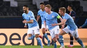 Pep guardiola gives de bruyne, aguero and. Hasil Liga Champions Manchester City Selangkah Lagi Ke Final De Bruyne Selevel Dengan Messi Tribunnews Com Mobile