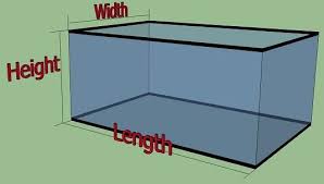 Standard Aquarium Dimensions Chart And Dimensions To Gallons Calculator Fish Tank Sizes Custom Aquarium Fish Tank