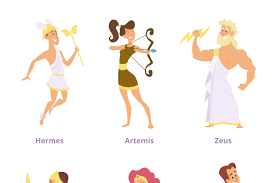 Maybe you would like to learn more about one of these? Greek Ancient Gods Set Of Cartoon Characters Male And Female By Onyx Thehungryjpeg Com