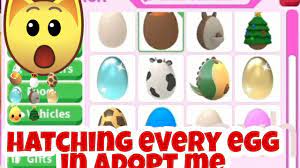 3 list of all adopt me eggs 2020. I Hatched Every Egg In Adopt Me 2020 Youtube