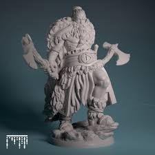 She is the berserker that kills berserkers. 3d Printable Viking Berserker By Petrichor Miniatures