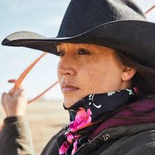 No matter what, saddle your horse and get the job done” -Megan Lunak,  rancher, breakaway roper #AriatBringIt