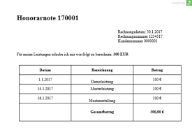 Informieren sie den auftraggeber über die einzelnen. Honorarnote Osterreich Konform Stellen Everbill Magazin