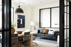 Cold light, such as daylight, improves productivity and alertness. Photo Tour Our New Office Studio Mcgee