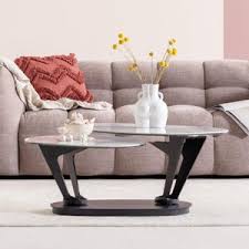 Mesa centro Franklin blanco 150x58cm