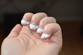 Shellac nail polish, sometimes called gel nail polish, lasts longer than regular nail polish. Gel Nails French Tip New Expression Nails