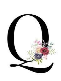 Pin On Floral Monogram Letters