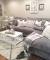Light Grey Sofa With Colorful Pillows
