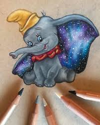 Check spelling or type a new query. Galaxy Dumbo I Used Caran D Ache Luminance Colored Pencils And White Gel Pe Disney Character Drawings Animation Character Drawings Disney Art Drawings
