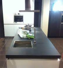 mooie opstelling superkeukens wolvega blad keramiek rocher noir van dekker met lavanto spoelbak en kraan moderne keukens keukens keuken