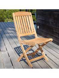 Une chaise en teck à petit prix ! Chaise Pliante Macon En Teck Proloisirs Chaises Fauteuils Bois Jardin Concept