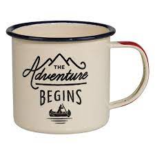 Tin, steel mug ideal for tea,coffee or gin. Buy Gentlemen S Hardware Wild And Wolf Adventure Enamel Mug 12 Oz Cream Colour Online At Low Prices In India Amazon In