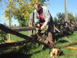 For corner and end posts, you will only drill down halfway through the log. Split Rail Fences Any Idiot Can Build Them The Star