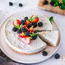 No Bake Chia Yogurt Tart By Oatmeal Stories Quick Easy Recipe The Feedfeed Recipe Chia Yogurt Yoghurt Cake Tart Recipes