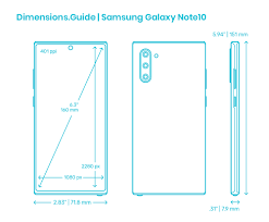 Samsung Galaxy Note10 (2019) Dimensions ...