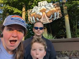 The end of the Excelsior Amusement Park Roller Coaster