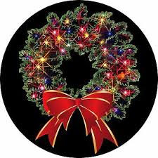 Christmas Wreath Spare Tire Cover Wheel Cover Jeep Rv Camper All Sizes Available 617353150384 Ebay
