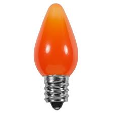 C7 Amber Orange Smooth Led Christmas Light Bulbs Christmas Lights Etc Christmas Light Bulbs Light Bulb Led Replacement Bulbs