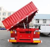 3 axles 30 35 45cbm square shape side dumping tipper semi ...