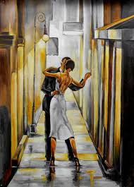 Modern Art Dancing Couple Handmade Oil Painting On Canvas 32 Quot X 24 Quot Living Room Decor Wall Art Painting Romantic Wall Art Oil Painting On Canvas