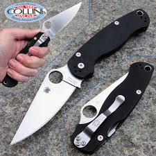 Spyderco - Paramilitary 2 - G10 Black - C81GP2 - knife