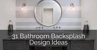 The backsplash ideas provided in this guide can help you on your way to finding your ideal. 31 Bathroom Backsplash Ideas Sebring Design Build