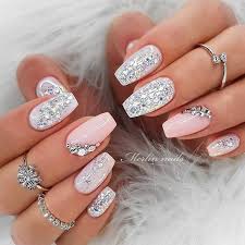 This is why we focus on short coffin nail designs instead of more elaborate ones today! Short Coffin Nails White And Silver Nail And Manicure Trends