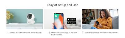From the ezviz mobile app, select a suitable name for your camera (i.e., baby room, front door, etc.) 2. Ezviz C6n 1080p Wifi Smart Home Security Camera Intelligent Surveillance Camera With Night Vision Smart Tracking Two Way Audio White Buy Online At Best Price In Uae Amazon Ae