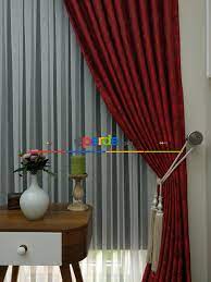 Zaten fon, büyük bir parça olduğu için. Kirmizi Bordo Renk Jakar Desenli Fon Perde 180cm En Bordo Eperde Com