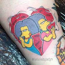 45 Of The Best Simpsons Tattoos Tattoo Insider Simpsons Tattoo Running Cartoon Most Popular Cartoons