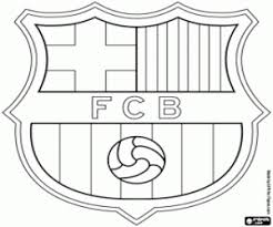 Barcelona Soccer Coloring Pages Kolorowanki Szablony Wianek