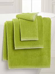 Buy top selling products like wamsutta® hygro® duet bath towel collection and wamsutta® ultra use light green towels to relate to the fresh and open countryside. White Thread Border Lime Towels Bath Towels Bath Towels Luxury Towel