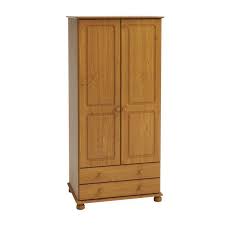 Buy contemporary wardrobes with drawers and get the best deals at the lowest prices on ebay! Barnaby Tall Wardrobe Pine 2 Door 2 Drawer Buy Online At Qd Stores