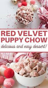 Crazy Good Red Velvet Puppy Chow Recipe Recipe In 2021 Puppy Chow Recipes Puppy Chow Best Puppy Chow Recipe