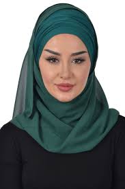 Hijab (countable and uncountable, plural hijabs). Alva Dark Green Practical Hijab Underscarf