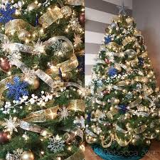 Christmas Tree Decorations In Silver Gold Chocolate Brown Sapphire Blue 3 Real Tree Doug Christmas Tree Themes Blue Christmas Tree Burlap Christmas Tree