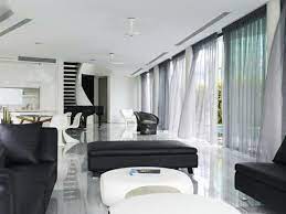 Deco maison en rouge pour un appartement moderne vivons maison. Design Chic Ou Un Salon Noir Et Blanc Unique Design Feria