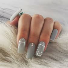 See more ideas about nails, square acrylic nails, acrylic nails. Matte Nails Gray Nails Gray And Silver Nails Acrylic Nails Matte Nails Gray Nails Gray And Silver Nails Matte Nail Colors Square Nails
