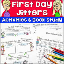 First Day Jitters Reading Activities First Day Of School Activities School Activities First Day Of School