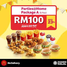 Mcdonald's first launched in malaysia more than 30 years ago now, way back. Mcdonald S Mcdelivery Parties Home Package Promotion Valid Until 31 August 2020