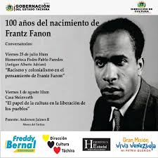 CulturaTachira En Hemeroteca Estadal Anderson Jaimes hablará sobre Frantz  Fanon El antropólogo e historiador tachirense Anderson Jaimes será el  ponente de dos interesantes conversatorios sobre el pensamiento de Frantz  Fanon, uno de
