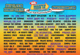 Vans Warped Tour Xfinity Center Mansfield Massachusetts