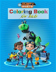 Rusty rivets is a show modeled after the maker. Rusty Rivets Coloring Book For Kids 50 Coloring Pages El Hassouni Abdelhak 9798650394297 Books Amazon Ca