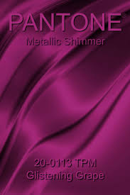 Glistening Grape Pantone Metallic Pantone Fabric Decor Pantone Color