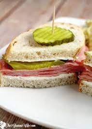 Dill Pickle Ham Sandwich Recipe The Gracious Wife Cold Sandwich Recipes Ham Sandwich Recipes Ham Sandwiches
