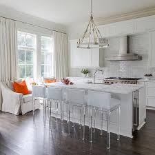 Think mink, velvet and leather for a luxe look, or scale it back at more casual gatherings with rattan and acrylic. Lucite Leg Bar Stools Design Ideas