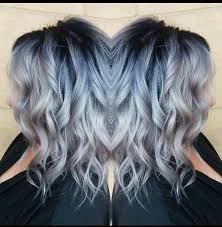 Denim Shadow Root Blonde Hair With Roots Cool Hair Color Denim Hair