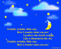 The poem, titled 'the star' was by jane taylor. Python Print A String In A Specified Format W3resource